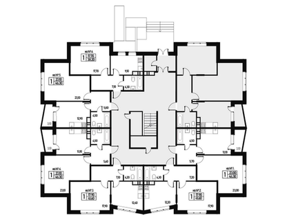 1-к. квартира, 46&nbsp;м²