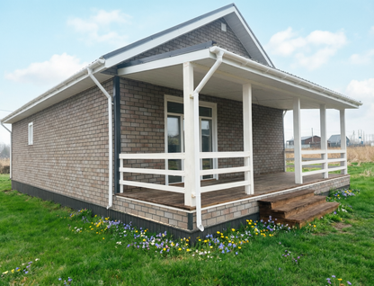 Одноэтажный дом, 106 м²