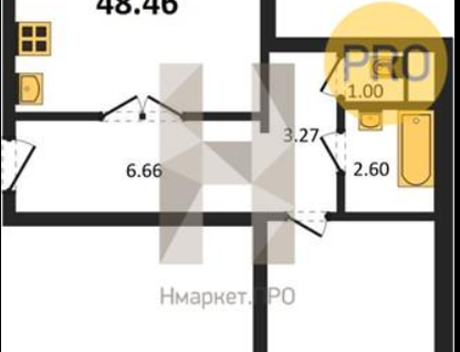 2-к. квартира, 48,5&nbsp;м²