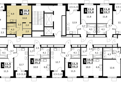 Студия, 29&nbsp;м²