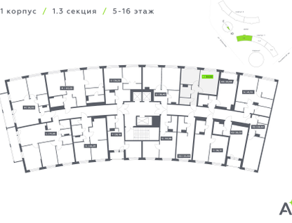 1-к. квартира, 34&nbsp;м²