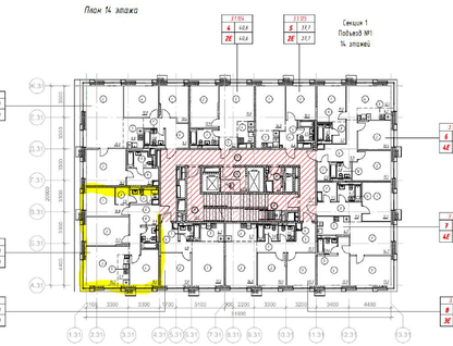 3-к. квартира, 73,3 м²