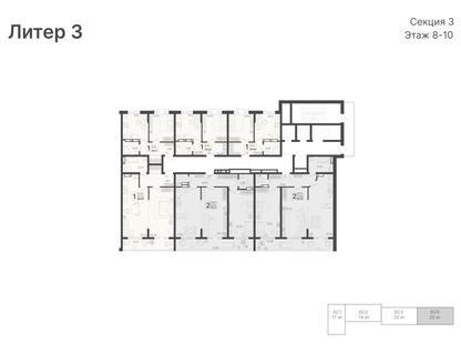 1-к. квартира, 44&nbsp;м²