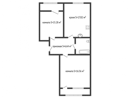 2-к. квартира, 67&nbsp;м²
