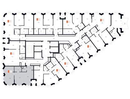2-к. квартира, 57 м²