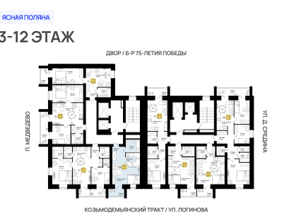 1-к. квартира, 39 м²