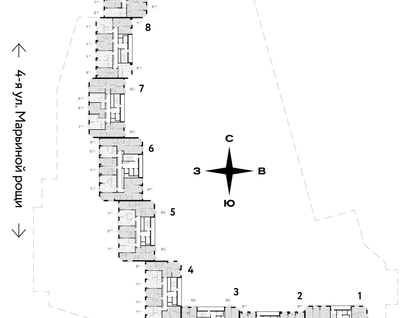1-к. квартира, 46 м²