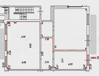 Помещение свободного назначения, 86,4&nbsp;м²