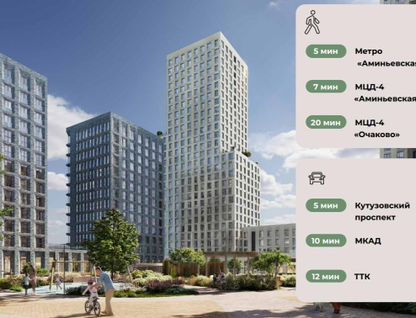 1-к. квартира, 40&nbsp;м²