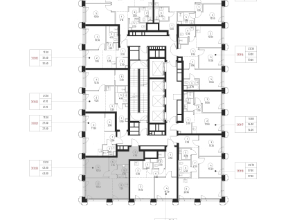 1-к. квартира, 43&nbsp;м²