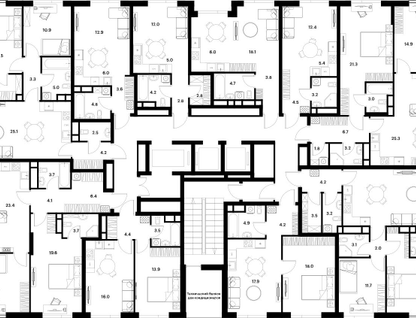 1-к. квартира, 41 м²