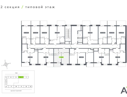 1-к. квартира, 34&nbsp;м²