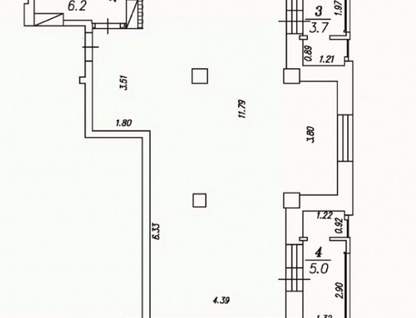 3-к. квартира, 71 м²