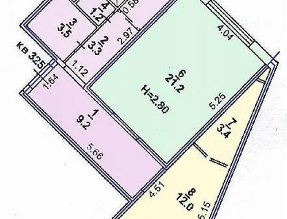 2-к. квартира, 64 м²