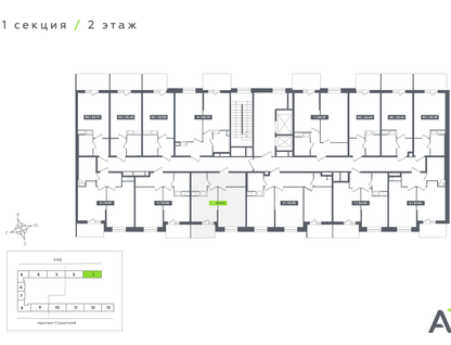 1-к. квартира, 34&nbsp;м²