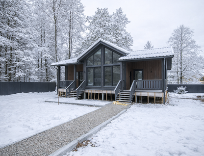 Одноэтажный дом, 130 м²