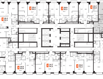 4-к. квартира, 92&nbsp;м²
