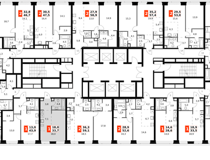 Студия, 33&nbsp;м²
