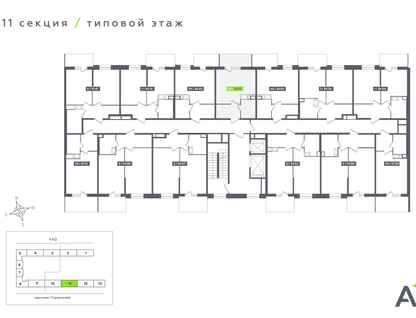 Студия, 26&nbsp;м²