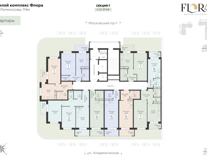 1-к. квартира, 23&nbsp;м²