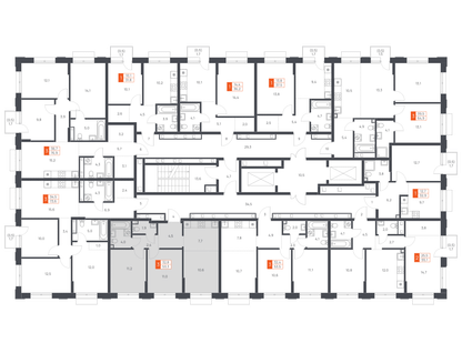 3-к. квартира, 53 м²