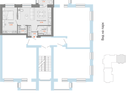 2-к. квартира, 45&nbsp;м²