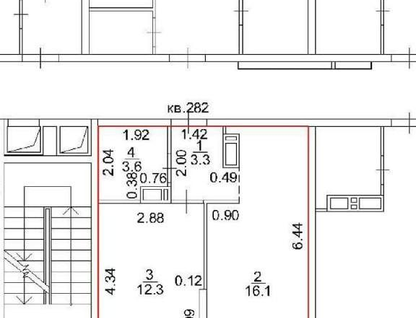1-к. квартира, 35&nbsp;м²