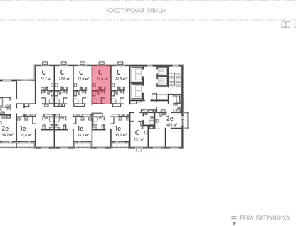 Студия, 22&nbsp;м²
