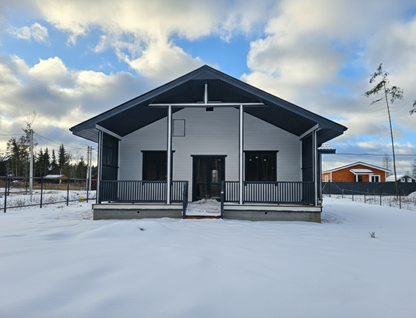 Одноэтажный дом, 136 м²