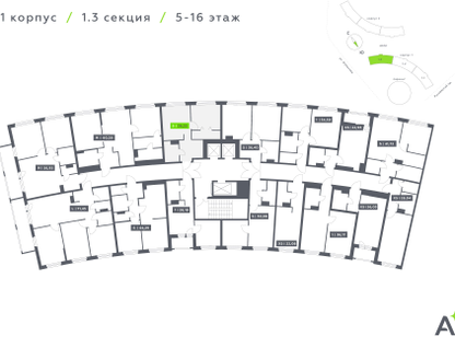 Студия, 36&nbsp;м²