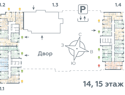 4-к. квартира, 78 м²