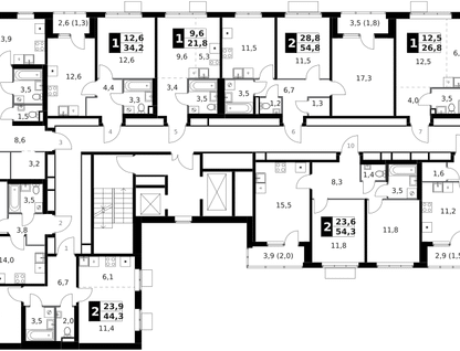 Студия, 28&nbsp;м²
