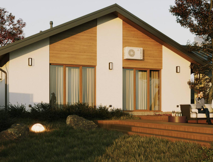 Одноэтажный дом, 140 м²