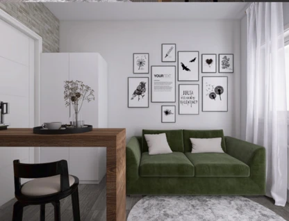 Студия, 20,4 м²