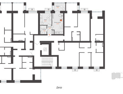 1-к. квартира, 32&nbsp;м²
