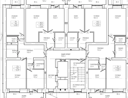 1-к. квартира, 46 м²