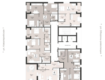 4-к. квартира, 117&nbsp;м²