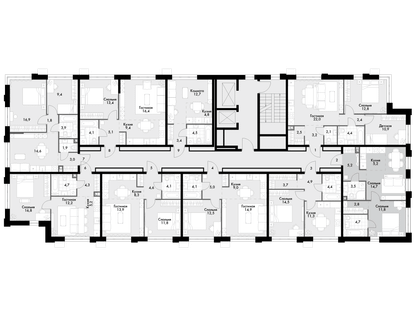 2-к. квартира, 48 м²