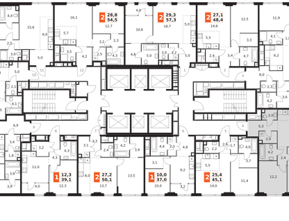 3-к. квартира, 74 м²
