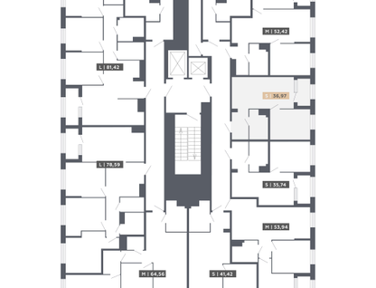 Студия, 36&nbsp;м²