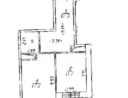 1-к. квартира, 49&nbsp;м²