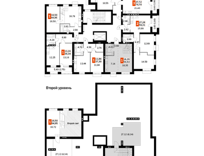 2-к. квартира, 59&nbsp;м²