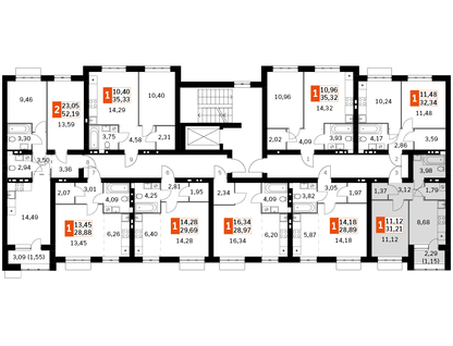 1-к. квартира, 31&nbsp;м²
