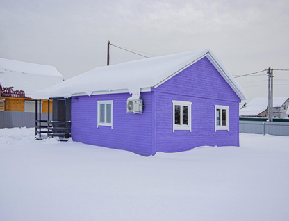 Одноэтажная дача, 44 м²