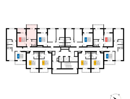 1-к. квартира, 39&nbsp;м²
