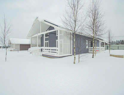 Одноэтажный дом, 130 м²