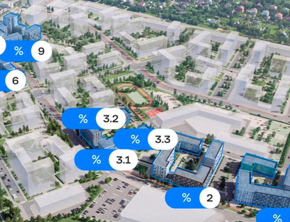 2-к. квартира, 34,5&nbsp;м²