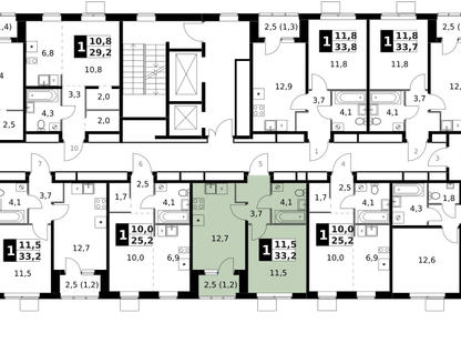 1-к. квартира, 33 м²