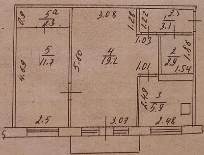 2-к. квартира, 46,1&nbsp;м²