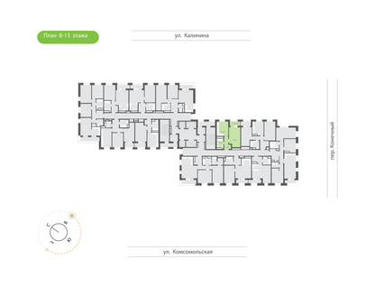 1-к. квартира, 39&nbsp;м²